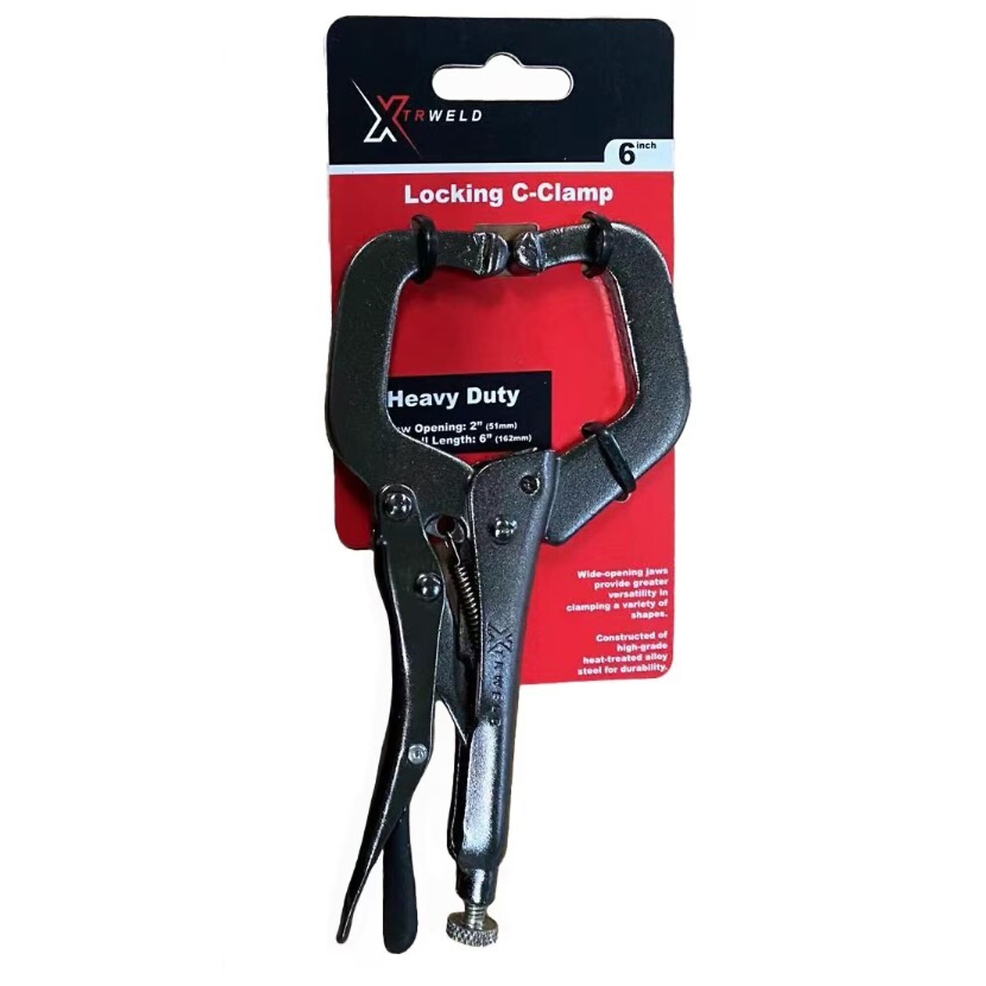 XTRweld Welding Locking Pliers - 18in., Steel, Black Nickel Chrome, Model# XTRTPLR18RT